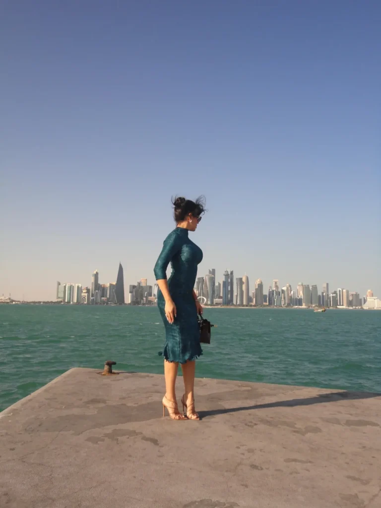 Georgina Rodriguez Turns Heads in Striking Blue Dress