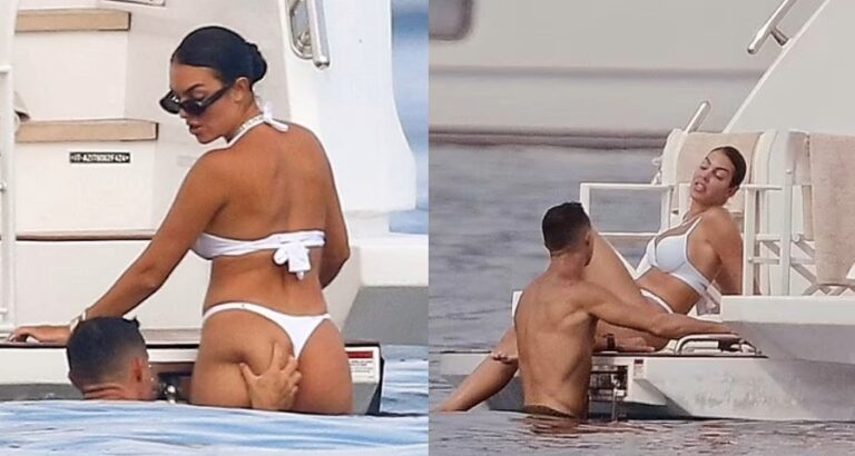 Cristiano Ronaldo and Georgina Rodriguez Enjoy Luxury Yacht Getaway in Saint-Tropez