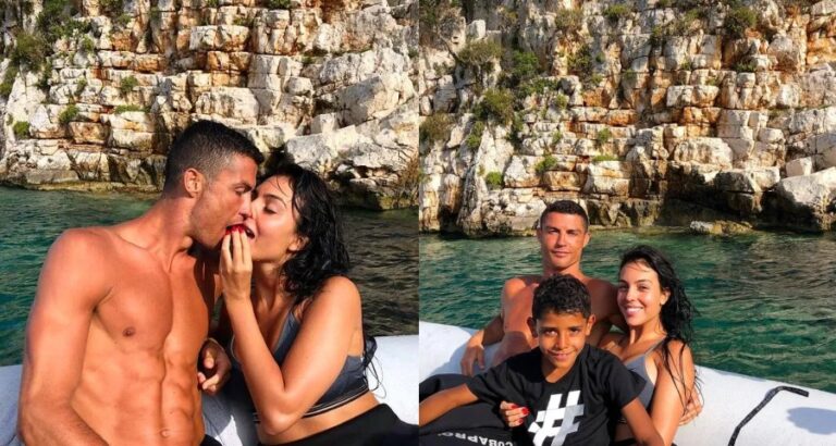 Cristiano Ronaldo Looks Smitten With Georgina Rodriguez During Luxury Greece Getaway
